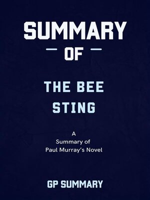 cover image of Summary of the Bee Sting a novel by Lisa Jewell